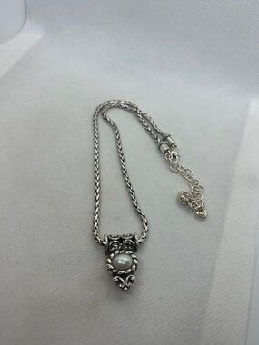 Brighton Silver Pearl Pendant Necklace
